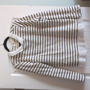 Freeway striped sweater 1X